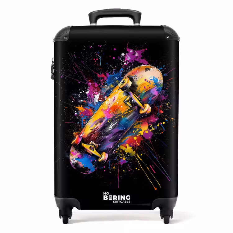 Koffer - Skateboard met graffiti — 1
