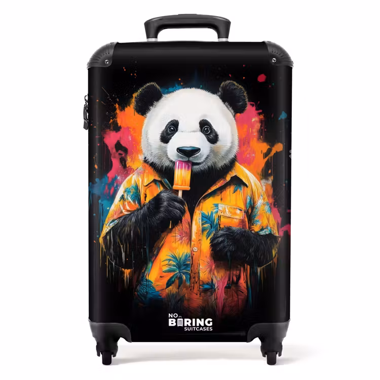 Koffer - Zomerse panda met ijsje — 1
