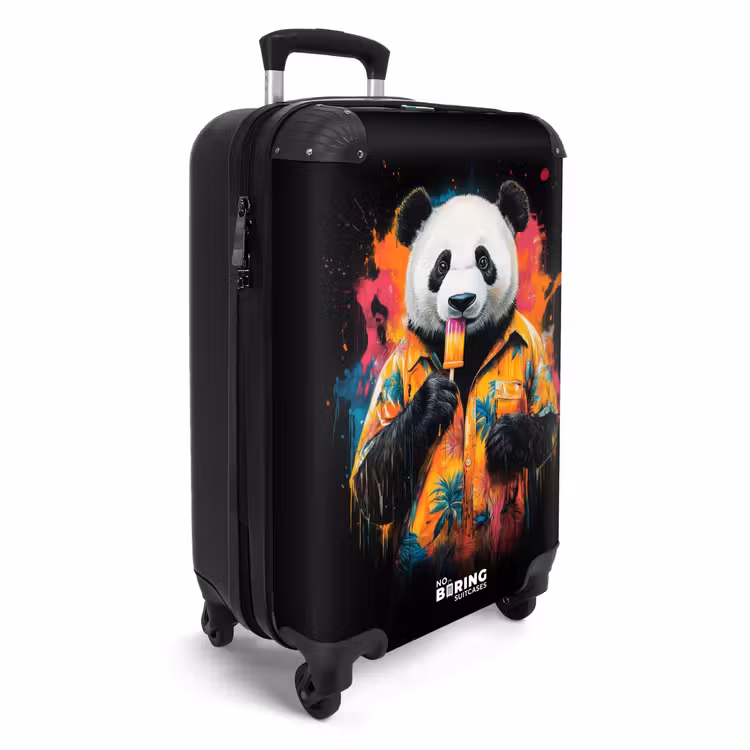 Koffer - Zomerse panda met ijsje — 4