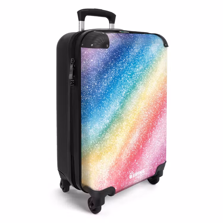 Koffer - Kinderkoffer - Regenboog sparkle — 4