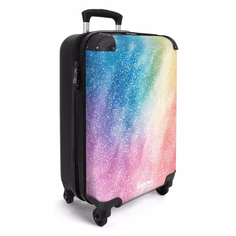 Koffer - Kinderkoffer - Sparkling regenboog mist — 4