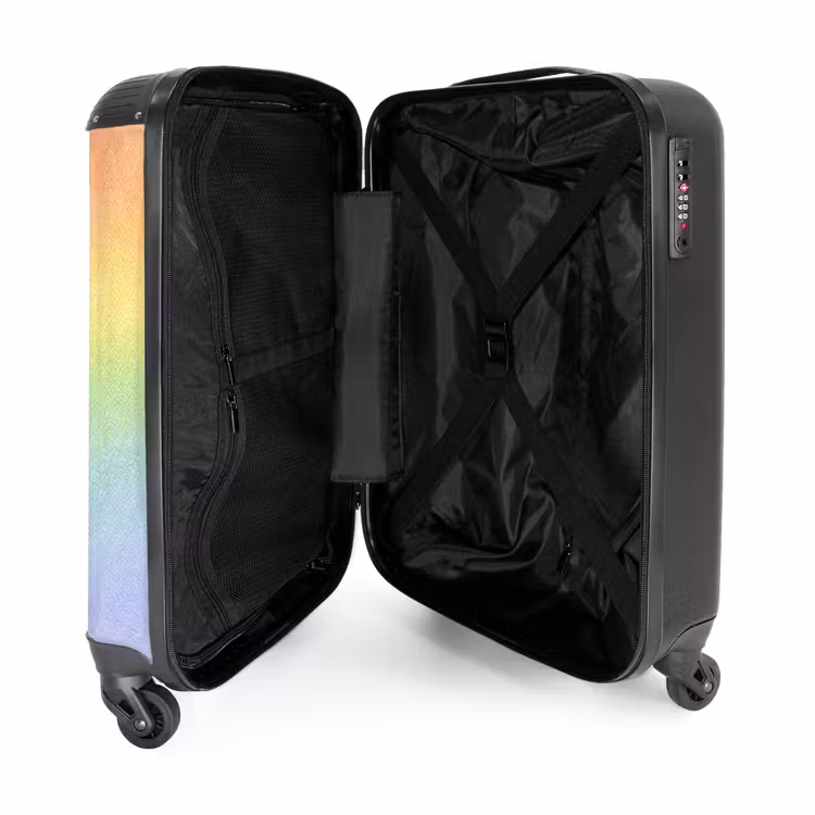 Koffer - Pastel regenboog — 3