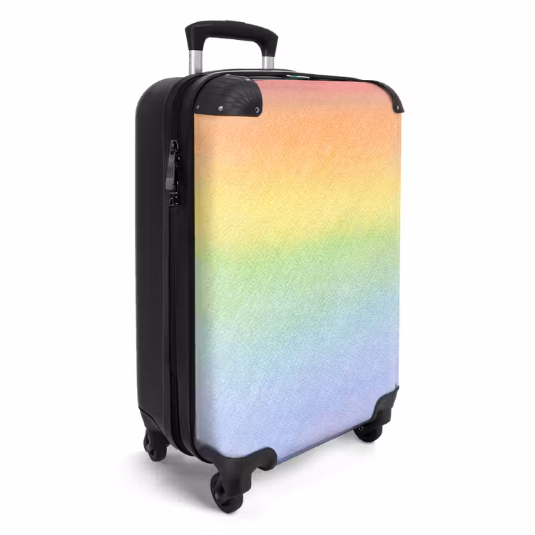 Koffer - Pastel regenboog — 4
