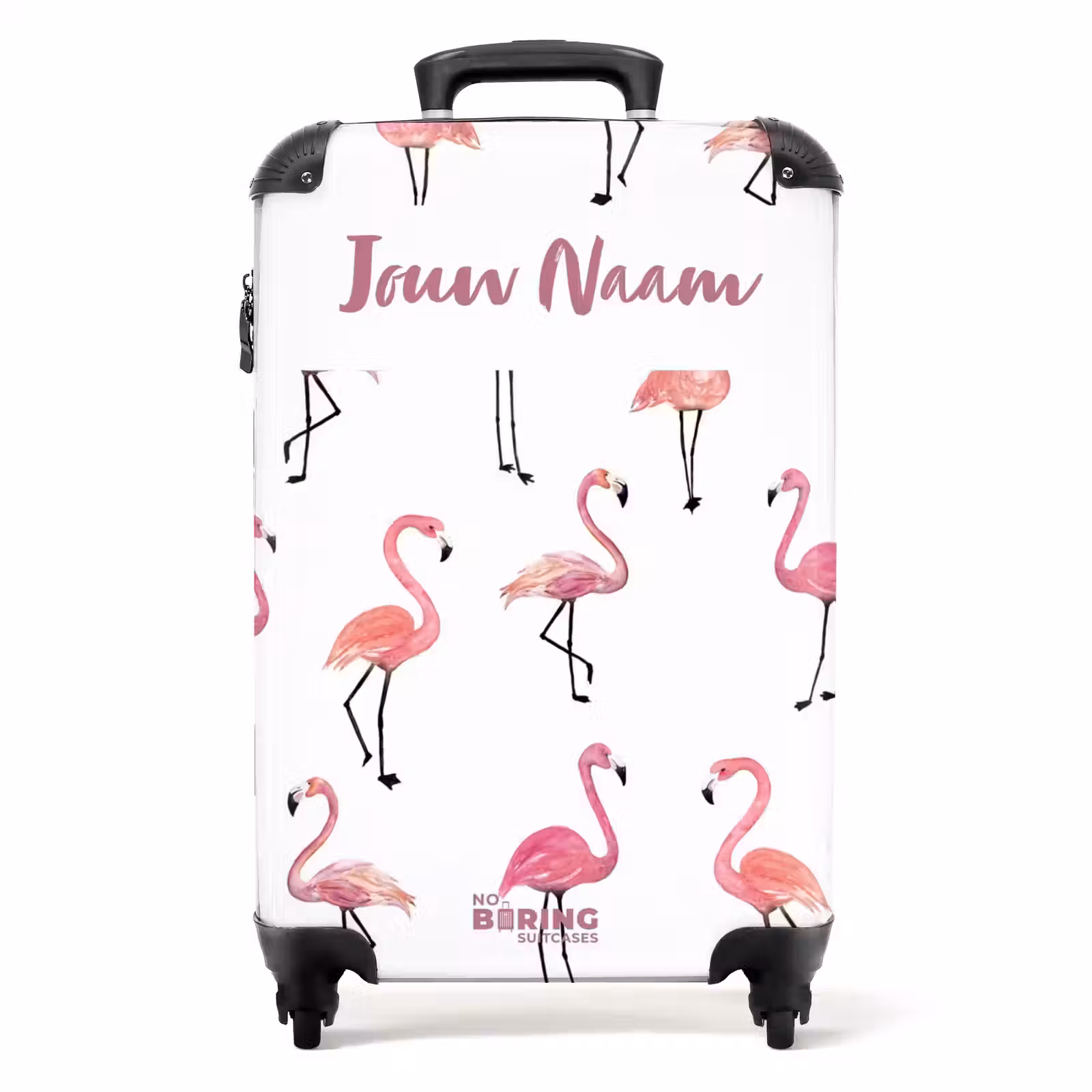 Koffer met naam - Flamingo feestje — 1