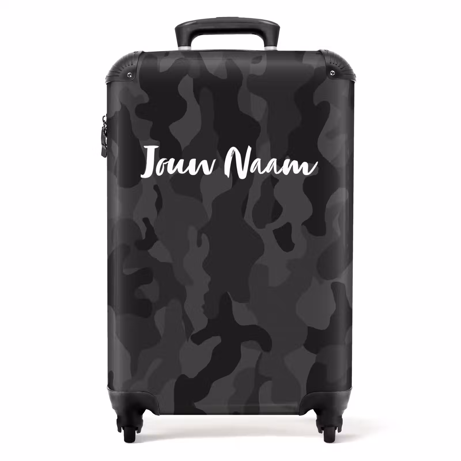Koffer met naam - Groene camouflage print — 1