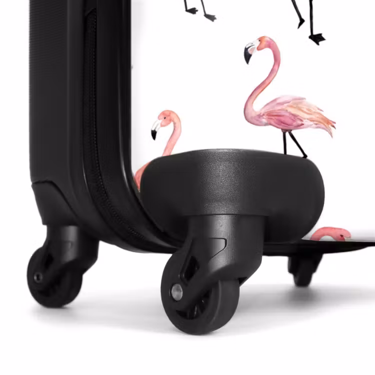 Koffer met naam - Flamingo feestje — 6