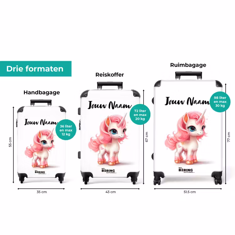Koffer met naam - My Little Unicorn — 8