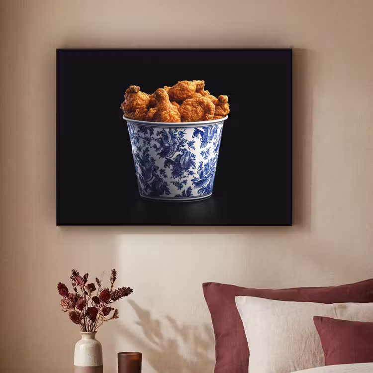 Art Frame - Kip - Bucket - Delfts blauw - Lekker — 2