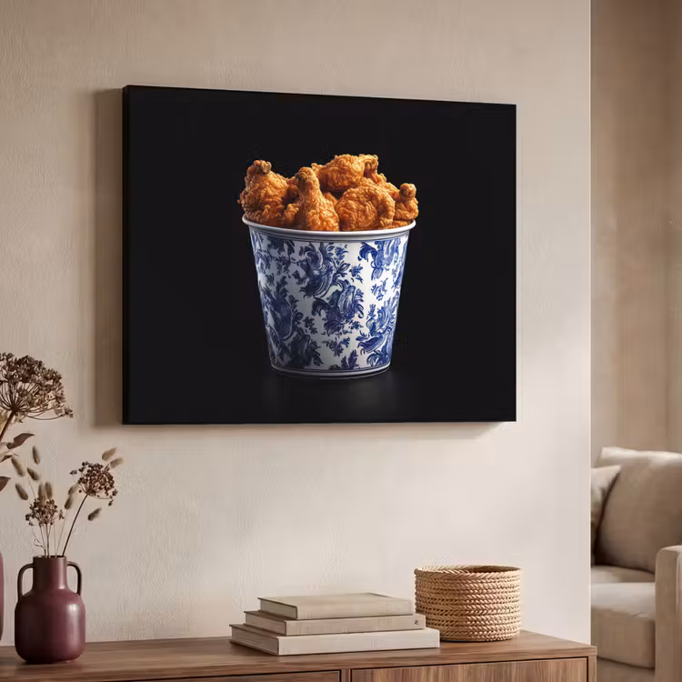 Art Frame - Kip - Bucket - Delfts blauw - Lekker — 4