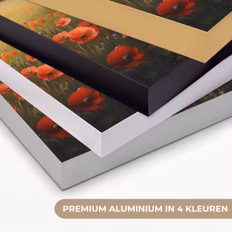 Art Frame - Klaprozen - Rood - Heuvels - Landschap — 5