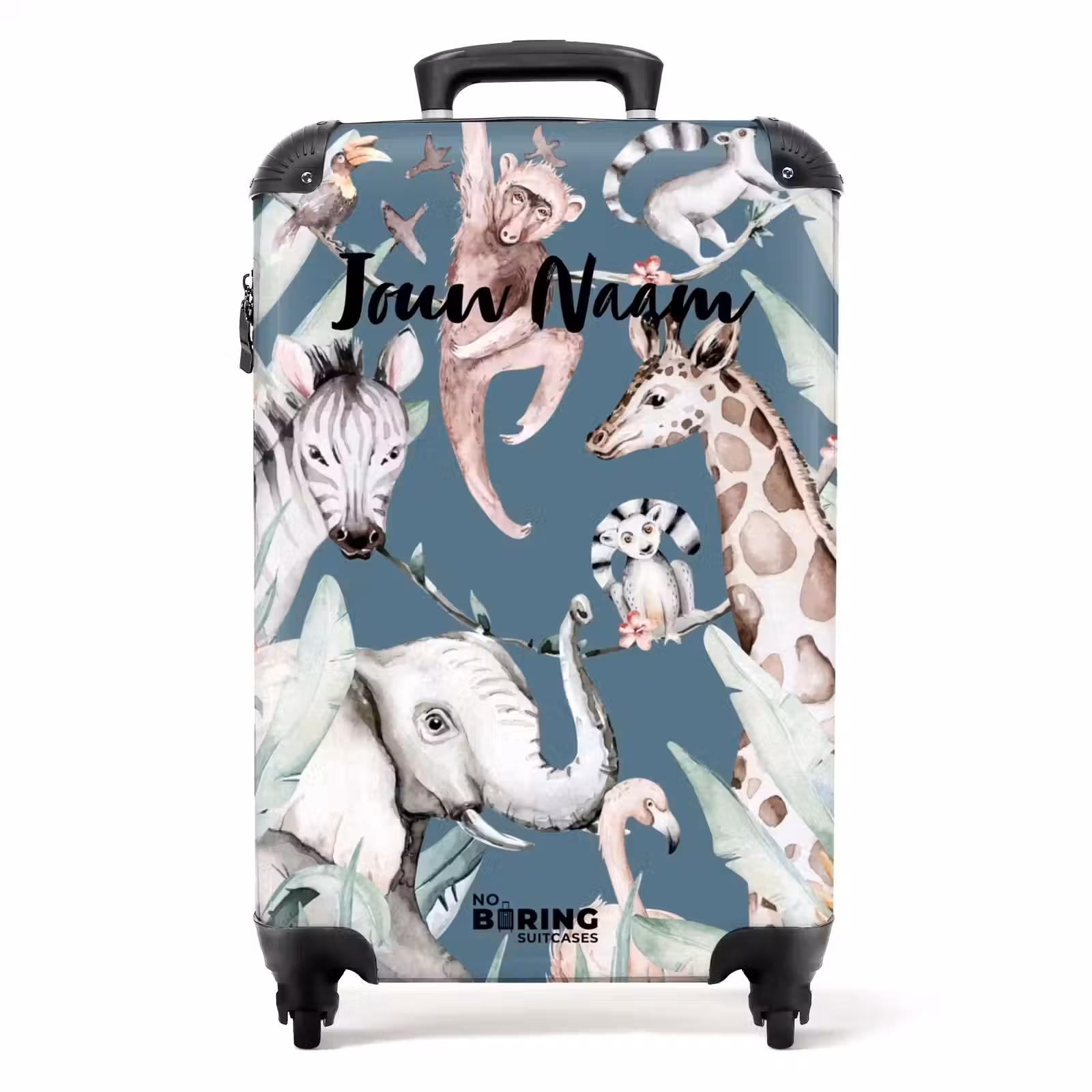Koffer met naam - Jungle Dierenfeest — 1