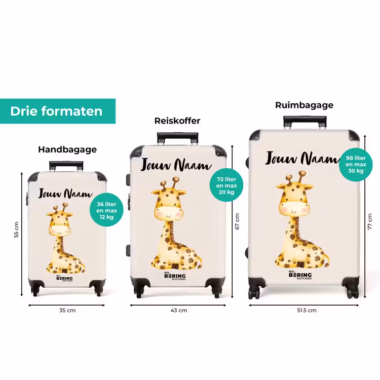 Koffer met naam - Gigi Giraffe — 8