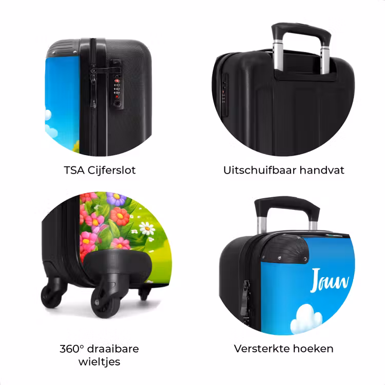 Koffer met naam - Pukkie Panda — 7