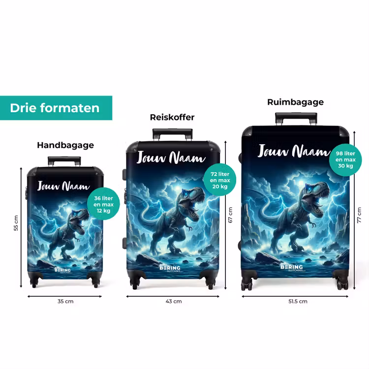 Koffer met naam - Donderslagdino — 8