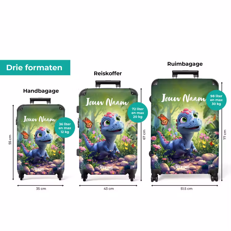 Koffer met naam - Donny Dino — 8