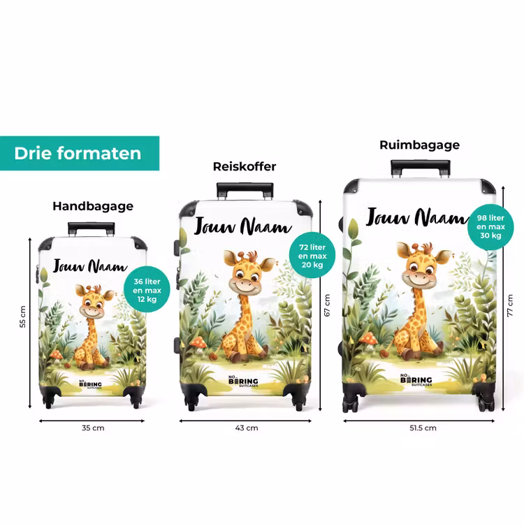Koffer met naam - Guusje giraf — 8