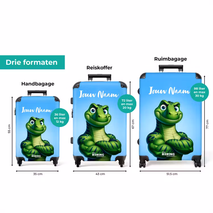 Koffer met naam - Spierbundelsaurus — 8