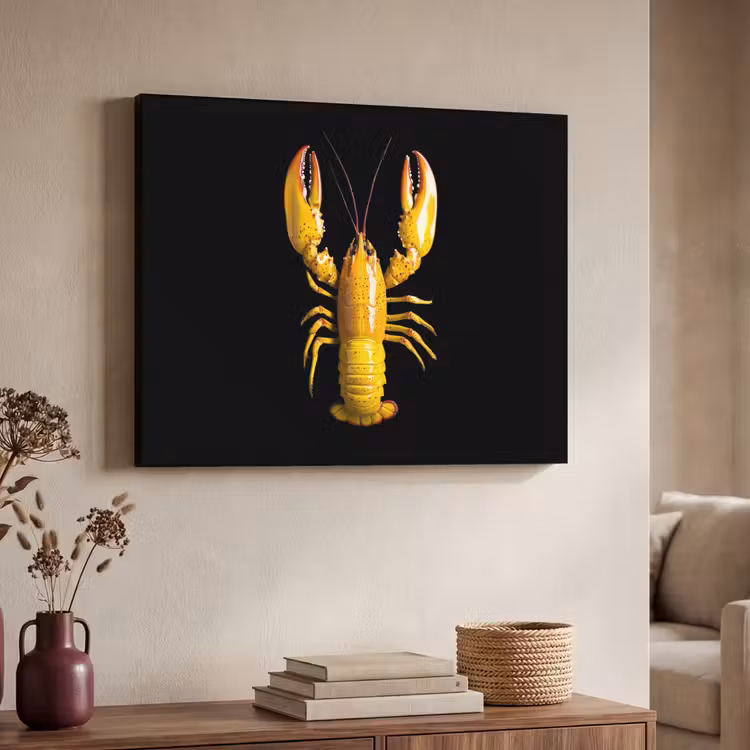 Art Frame - Kreeft - Geel - Stippen - Effen — 4