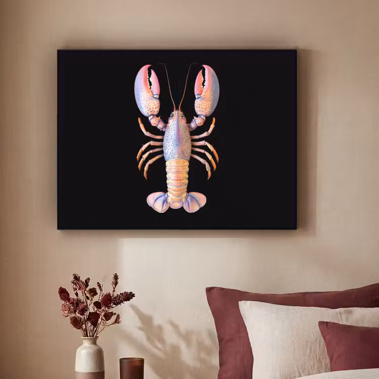 Art Frame - Kreeft - Roze - Zacht - Zwart — 2