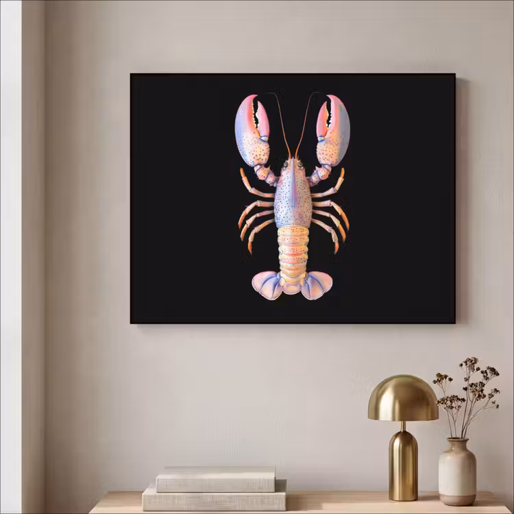 Art Frame - Kreeft - Roze - Zacht - Zwart — 3