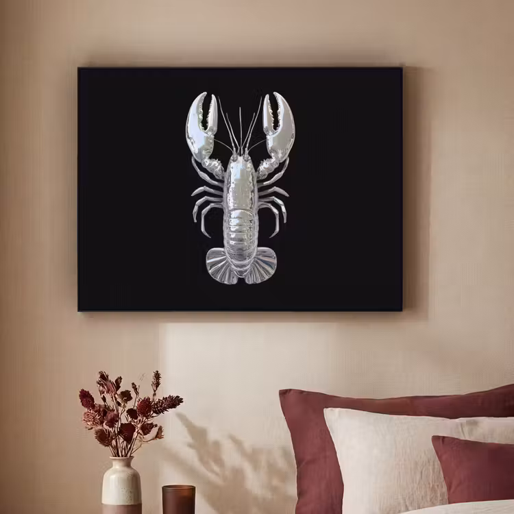 Art Frame - Kreeft - Zilver - Metallic - Luxe — 2