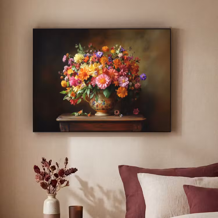 Art Frame - Kleuren - Boeket - Vaas - Hout — 2