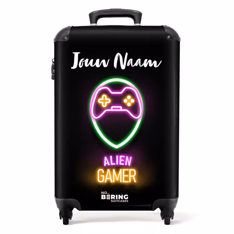 Koffer met naam - Alien Gamer — 1