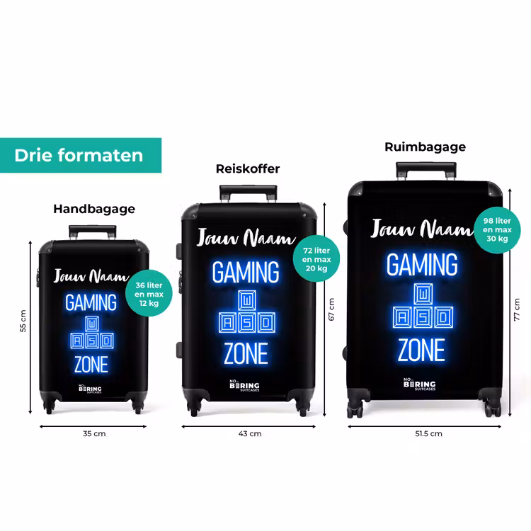 Koffer met naam - Gaming Zone — 8
