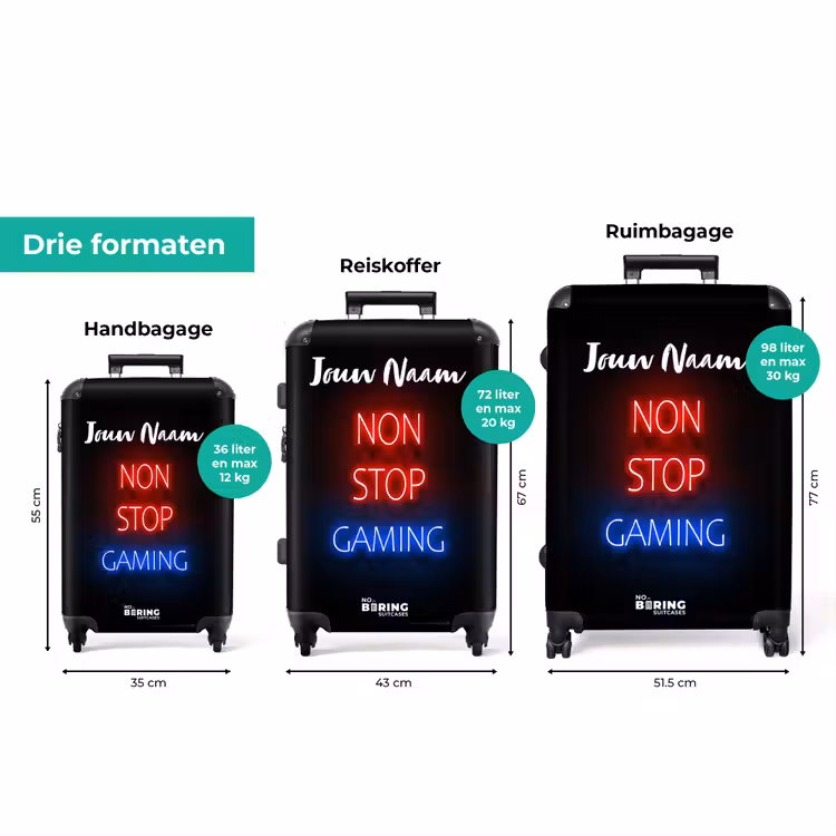Koffer met naam - Non Stop Gaming — 8