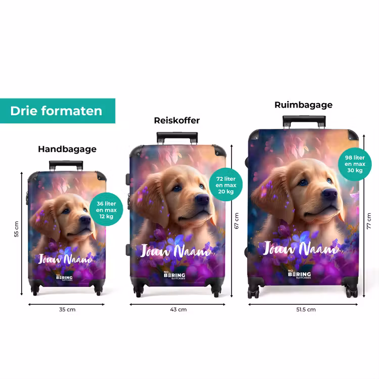 Koffer met naam - Rudy Retriever — 8