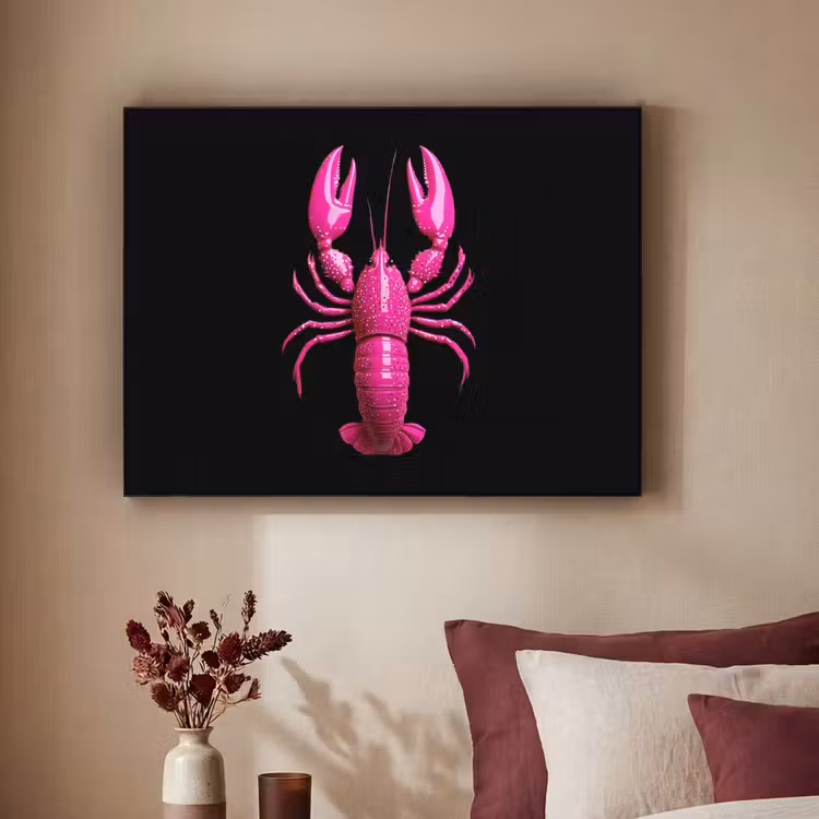 Art Frame - Kreeft - Felroze - Stippen - Opvallend — 2