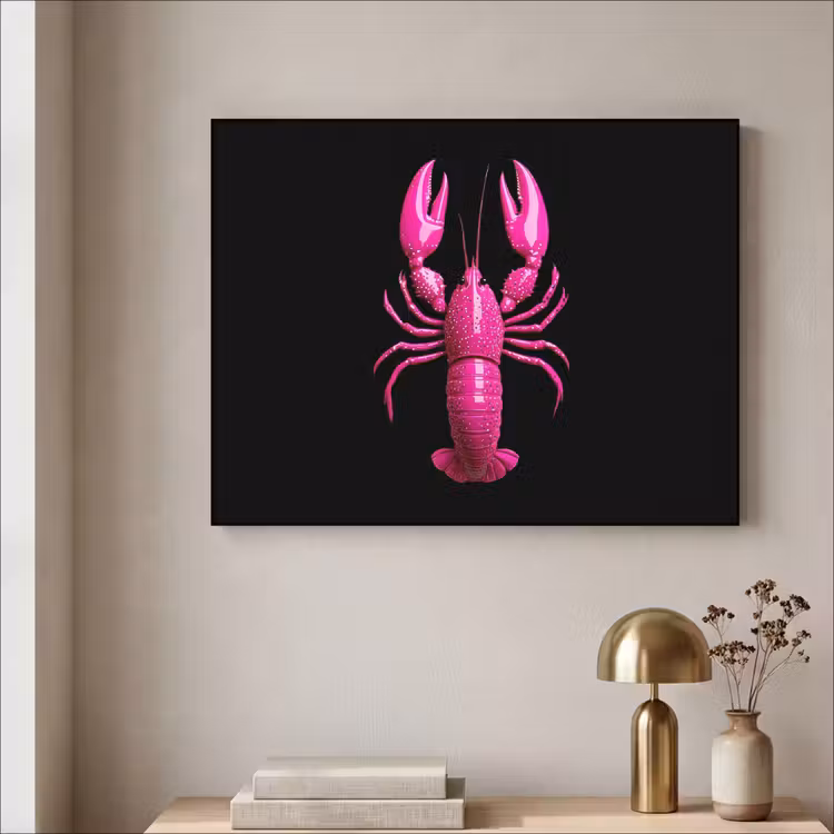 Art Frame - Kreeft - Felroze - Stippen - Opvallend — 3