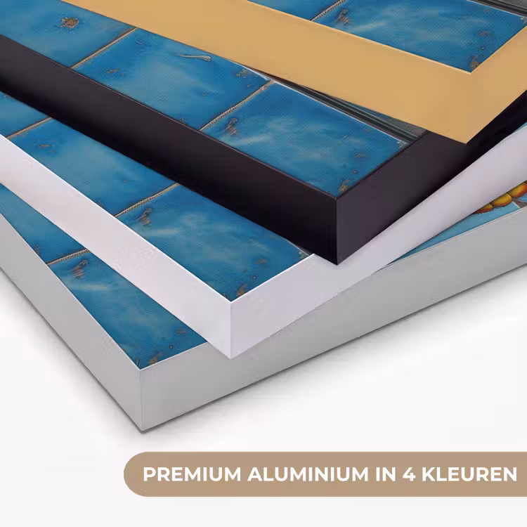 Art Frame - Kreeft - Geel - Blauw - Tegels — 5