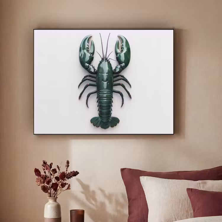Art Frame - Kreeft - Glossier - Groen - Wit — 2