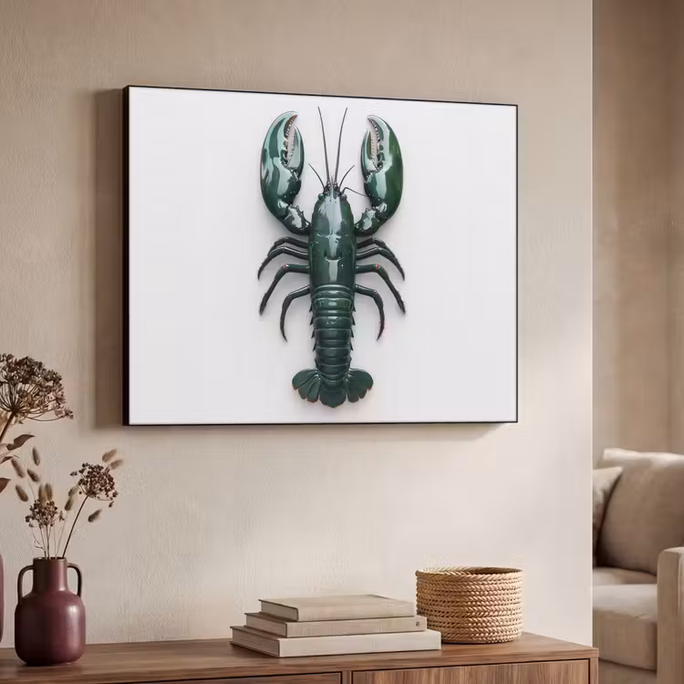 Art Frame - Kreeft - Glossier - Groen - Wit — 4