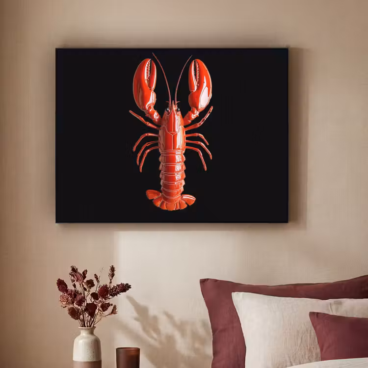 Art Frame - Kreeft - Glossier Rood - Zwart — 2