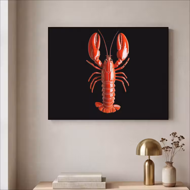 Art Frame - Kreeft - Glossier Rood - Zwart — 3