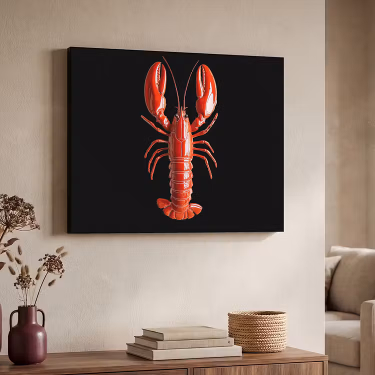 Art Frame - Kreeft - Glossier Rood - Zwart — 4