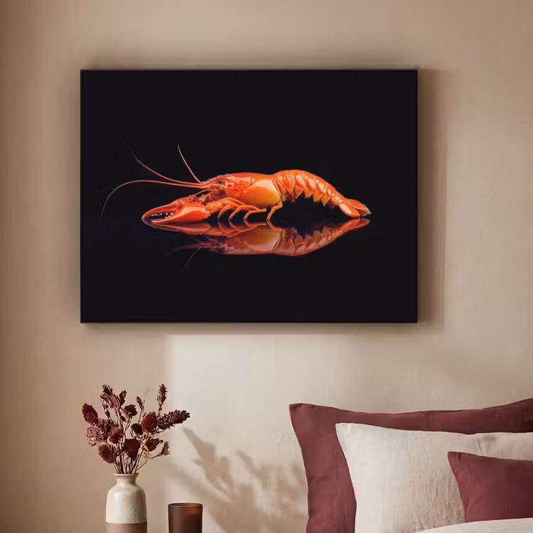 Art Frame - Kreeft - Oranje - Zwart - Opvallend — 2