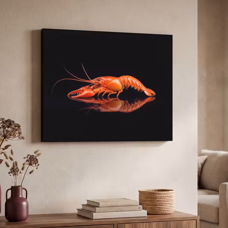 Art Frame - Kreeft - Oranje - Zwart - Opvallend — 4