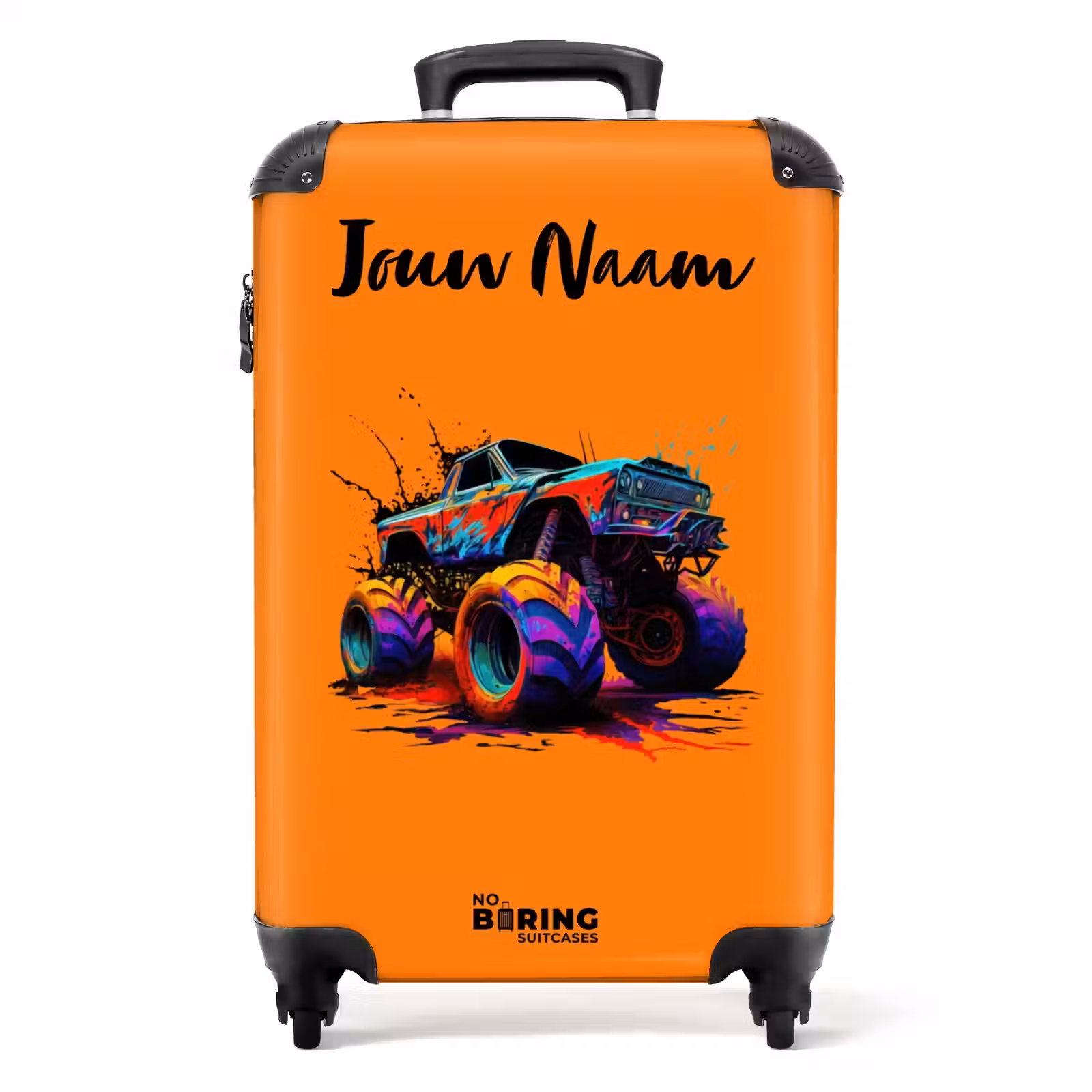 Koffer met naam - Rainbow Wheels — 1