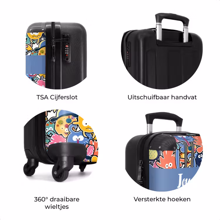 Koffer met naam - Beestjes met Grote Oogjes — 7