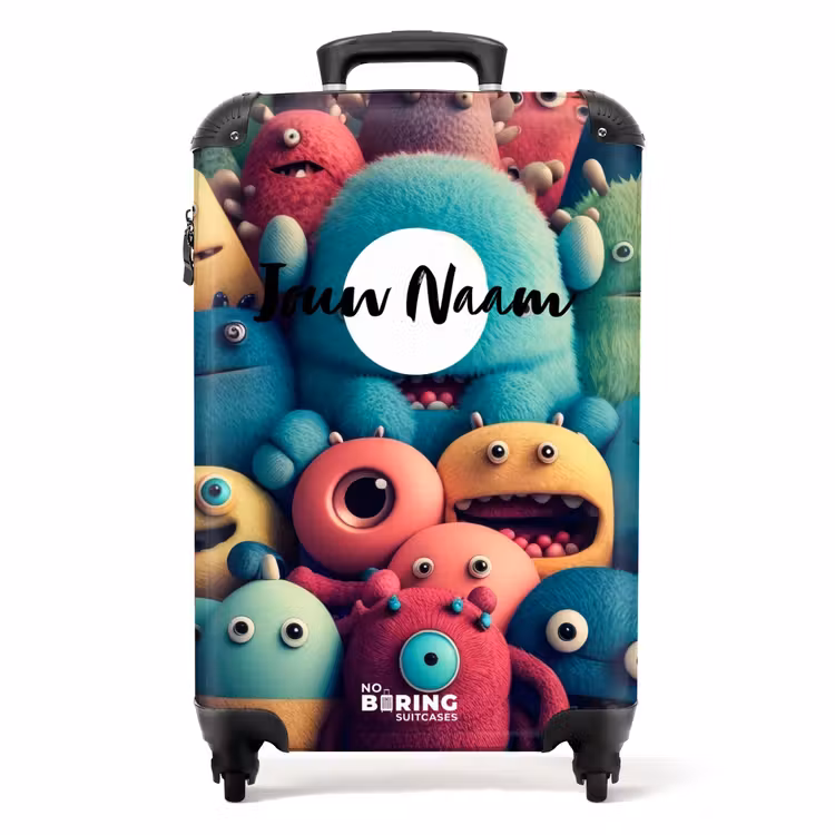 Koffer met naam - Monster Menigte — 1