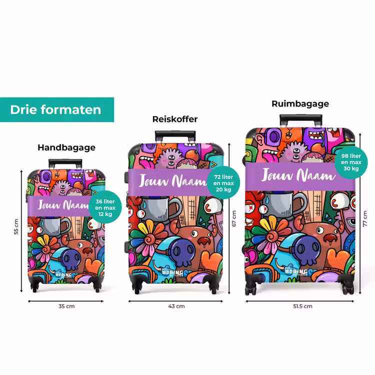 Koffer met naam - Monstervrienden Festijn — 8