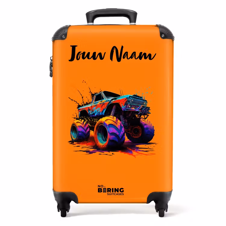 Koffer met naam - Rainbow Wheels — 1