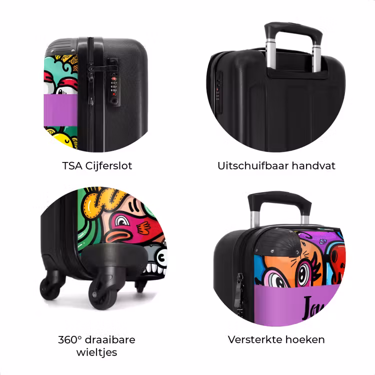 Koffer met naam - Vrolijke Monsterchaos — 7