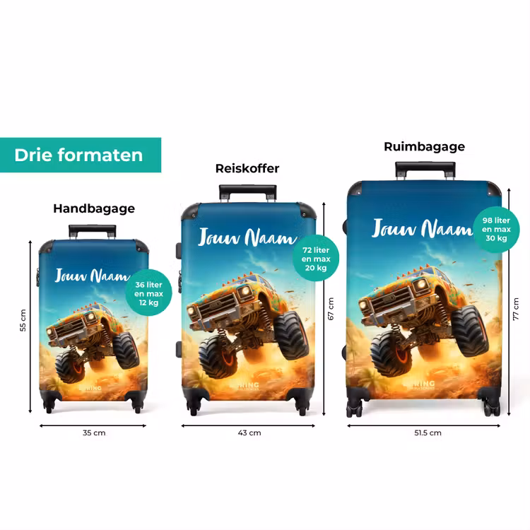 Koffer met naam - Zandsloper — 8