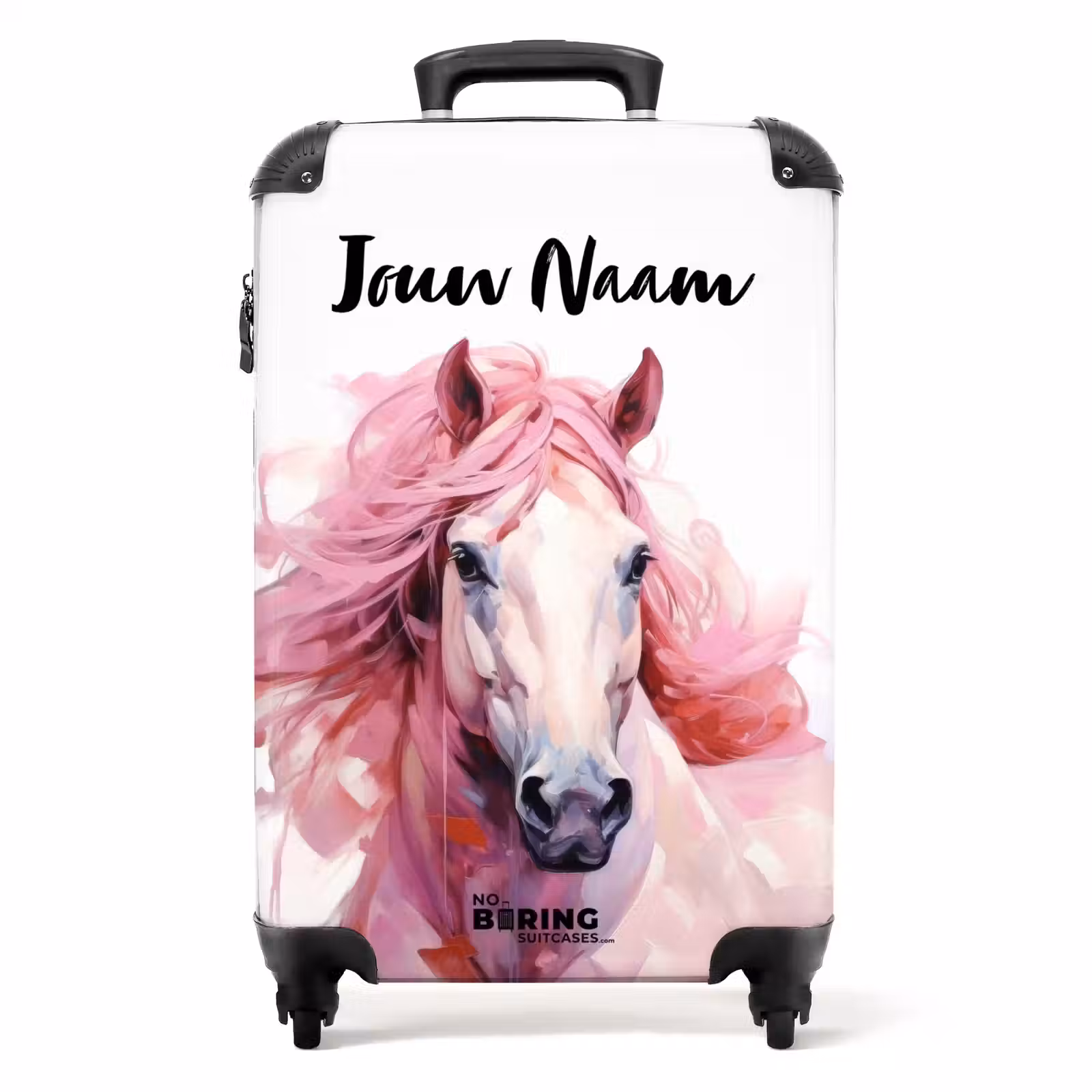 Koffer met naam - Pastel Praalpaard — 1