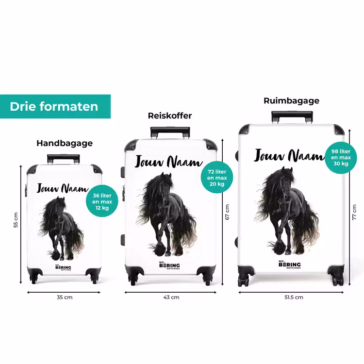 Koffer met naam - Frits het friese paard — 8