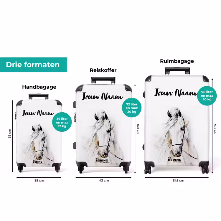 Koffer met naam - Snowflake — 8
